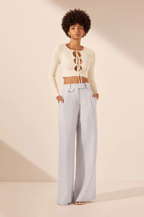 Eve Long Sleeve Keyhole Top