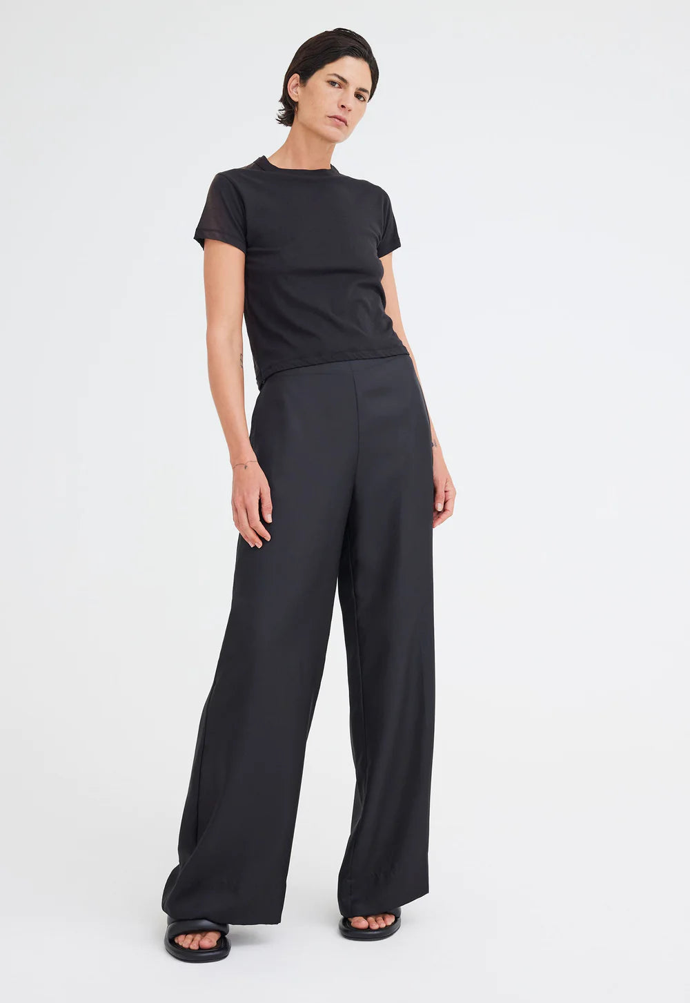 Baby Cotton Tee - Black