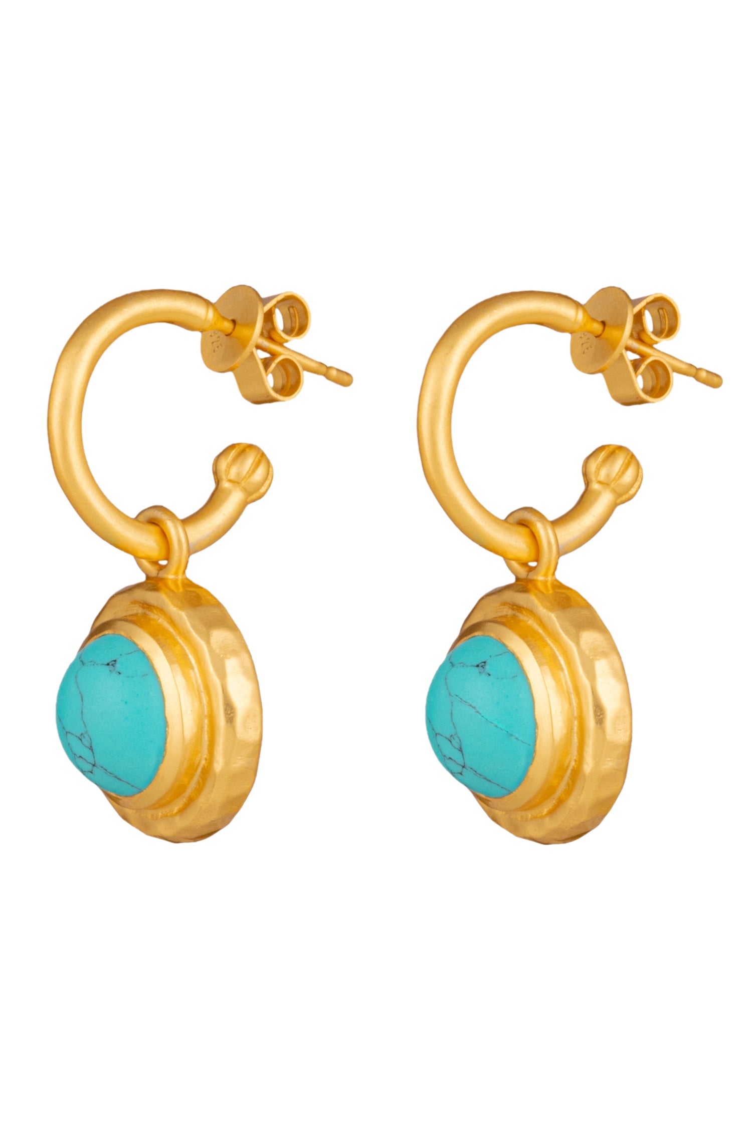 Valere Kameo Earrings - Turquoise