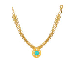 Valere Vivienne Necklace - Turquoise and Pearl
