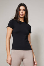 Bamboo Cotton Everyday Tee (Black)