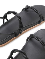 Twisted sandal - Black