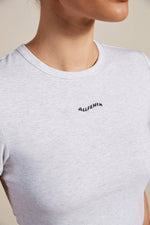 Baby Tee (White Marle)