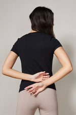 Bamboo Cotton Everyday Tee (Black)