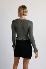 Mara Ruffle Cardigan