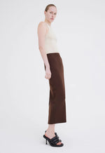 Andras Ribbed Cotton Skirt - Arabica