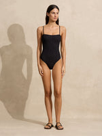 Broderie One Piece Noir