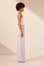 Tailored Wide Leg Pant - Ice Blue