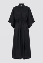 Delmar Cotton Dress - Black