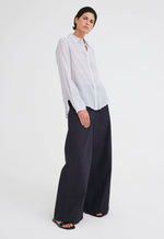 Dylan Shirt - Navy / Pale Blue Stripe