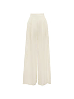 Box Pleat Linen Pant