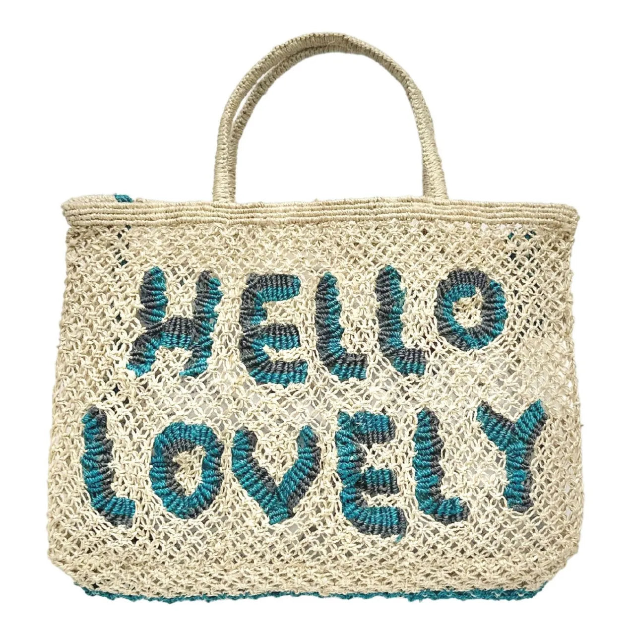 Hello Lovely Bag - Ocean and Pebble