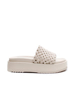 Knotted Platform Slide - Milk