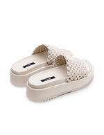 Knotted Platform Slide - Milk