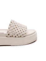 Knotted Platform Slide - Milk