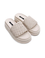 Knotted Platform Slide - Milk