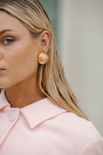 Valere Lucia Earrings - Pink Coral