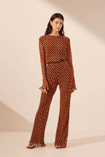 Martina Bias Cut Flared Pant
