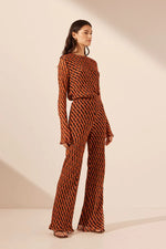 Martina Bias Cut Flared Pant