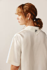 Billea Shirt - 100% Silk Ivory