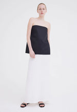 Vela Linen Skirt - White