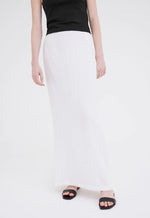 Vela Linen Skirt - White