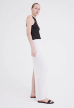 Vela Linen Skirt - White