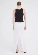 Vela Linen Skirt - White