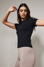 Bamboo Cotton Everyday Tee (Black)