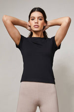 Bamboo Cotton Everyday Tee (Black)