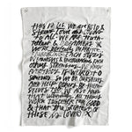 Family Mantra Wall Flag