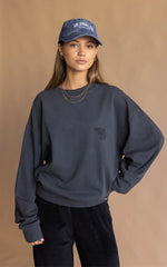 NYC Sweatshirt Washed Black