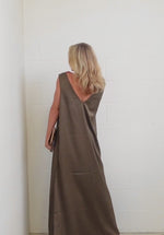 The Allegra Dress - Tobacco