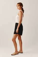 Silla Shorts - Black Embroidery