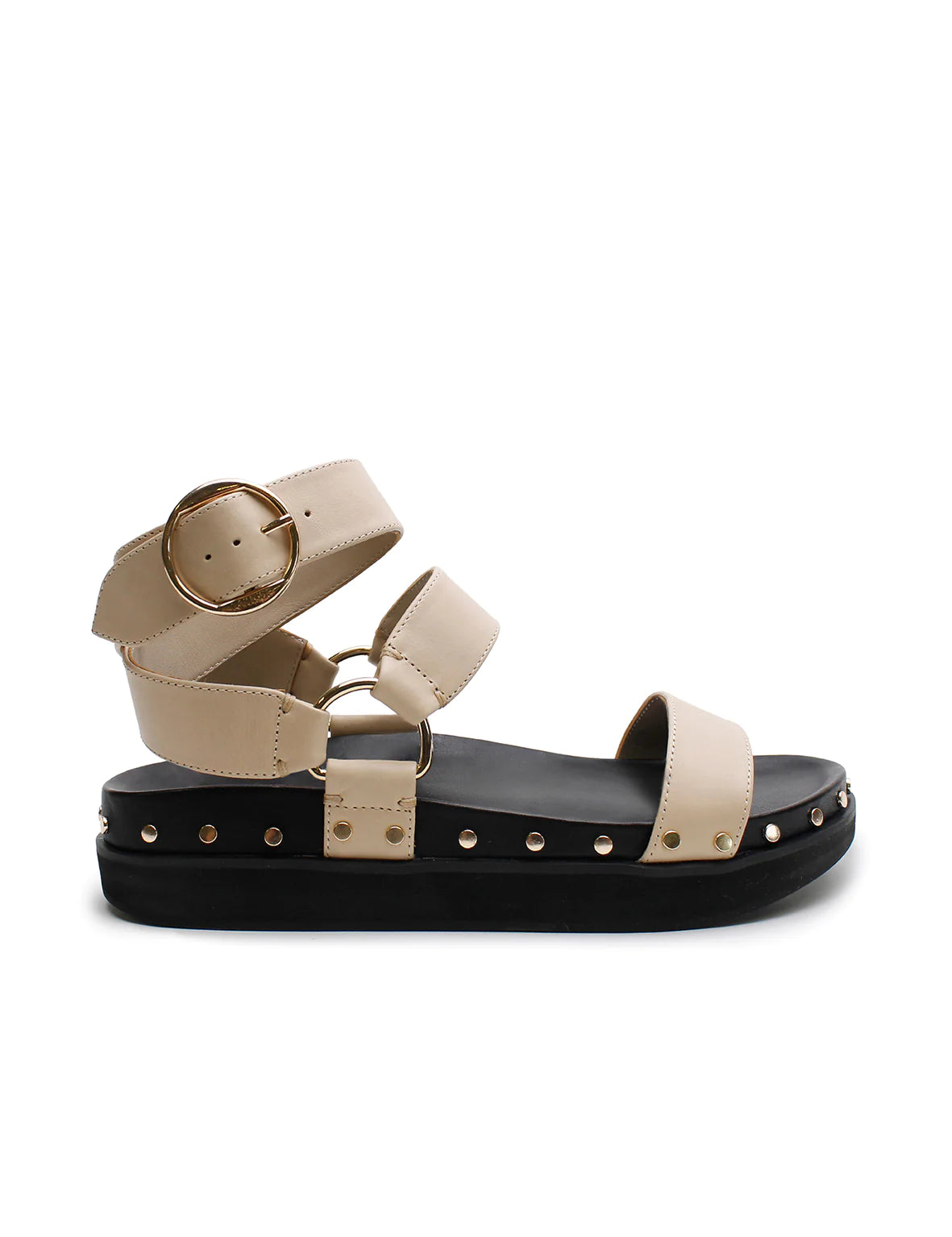 Studded Sandal - Sand