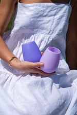 tanzanite + amethyst | fegg | silicone unbreakable glasses