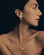 Baroque Earrings Pearl Gold