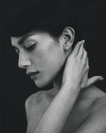 Helix Huggie Earrings - Sterling Silver