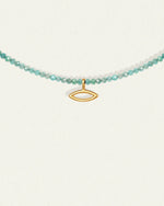 Ios Necklace Amazonite Gold