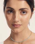Ios Necklace Amazonite Gold