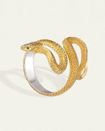 Serpent ring - Gold vermeil
